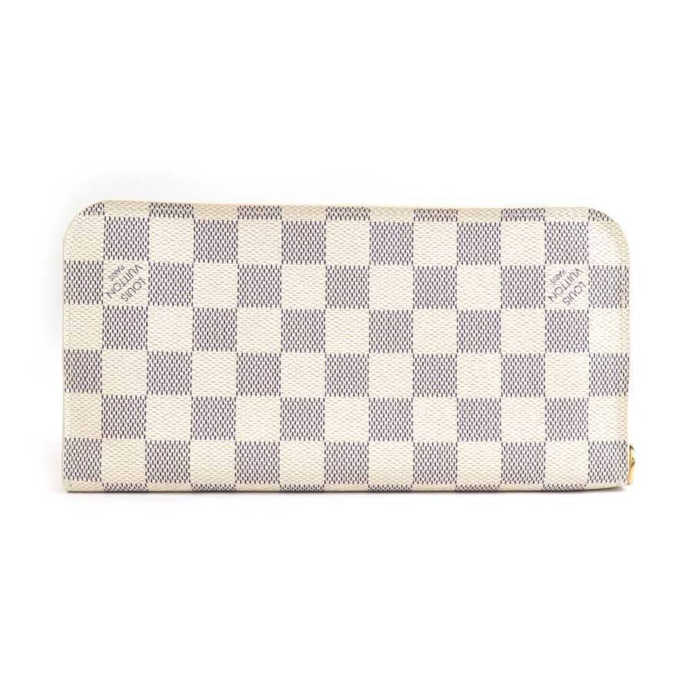 Louis Vuitton Portefeuille Bi Damier fold Azur White Insolite long wallet White